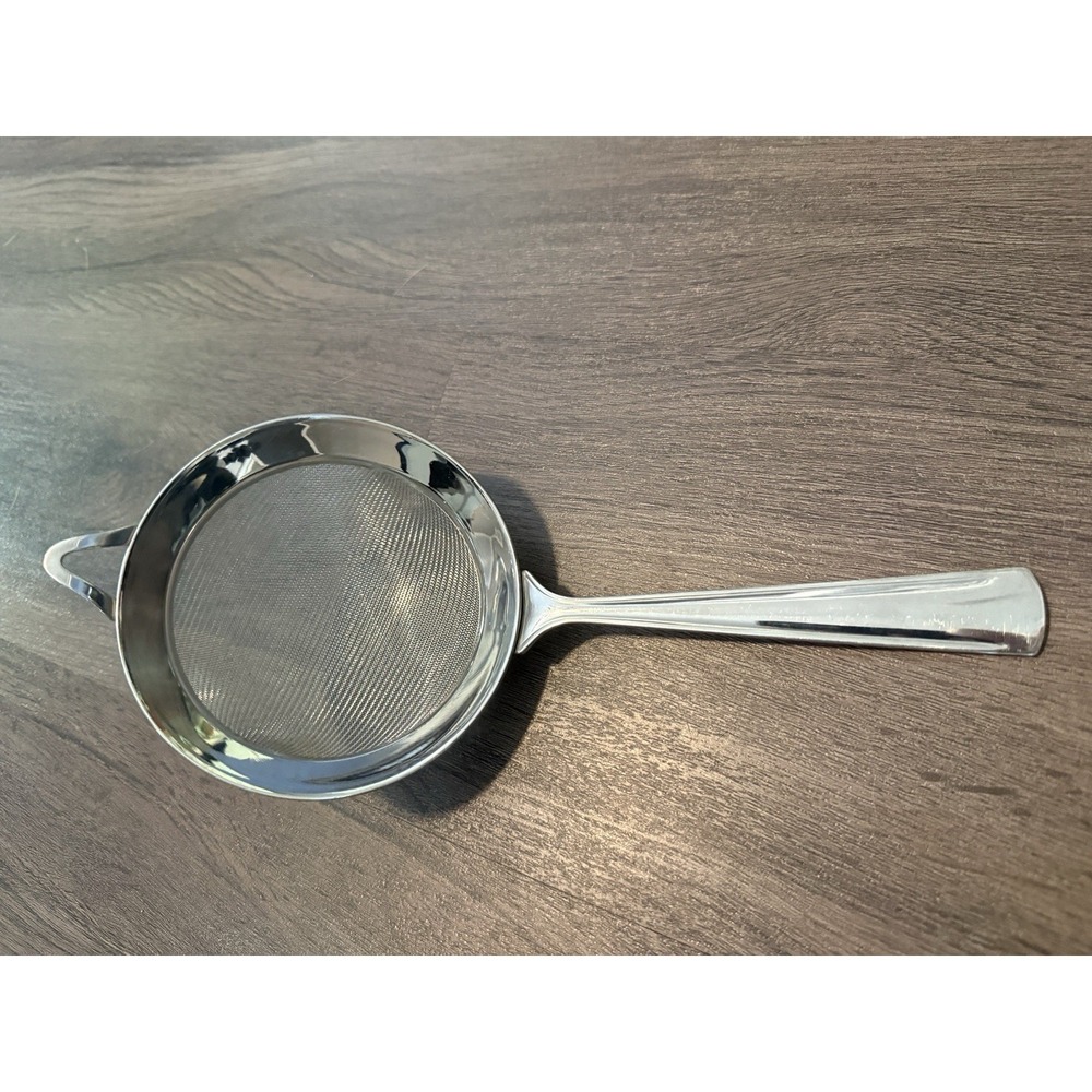 Vintage Effepi Italy Stainless Steel Strainer INOX 18/10 Fine Mesh Sieve Kitchen